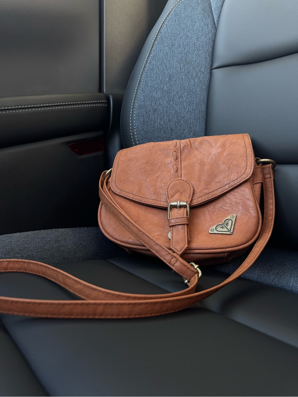 ROXY Cognac Crossbody Bag